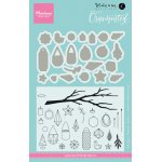 KJ1720 Marianne Design Clear Stamp - Ornamented