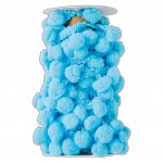 PMA 356925 Tasiemka pomponiki - Ice Blue -jasny niebieski - 3m