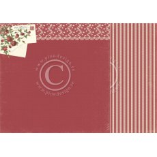 PD6807 Papier dwustronny 30,5x30,5cm-To my Valentine-Love letter