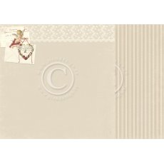 PD6809 Papier dwustronny 30,5x30,5cm-To my Valentine-Forever yours