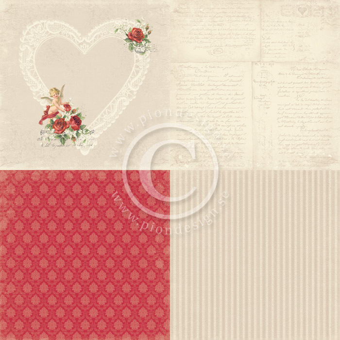 PD6901 To My Valentine - 6 x 6 In My Heart