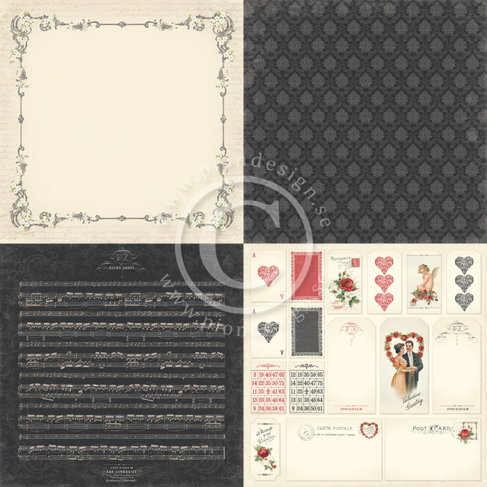 PD6903 To My Valentine - 6 x 6 Forget Me Not
