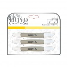 312N Tonic Nuvo Markery alkoholowe- Sunshine Yellow - zestaw żółty 3szt