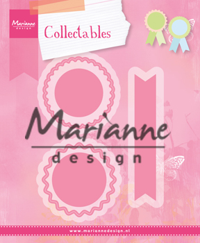 COL1444 Marianne Design Collectable -Rosettes&labels-rozetki i etykietki