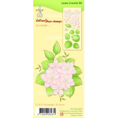 55.4674 Deco stamp Hydrangea 3D