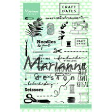 EC0167 Marianne Design Clear Stamp Eline's craft dates 2