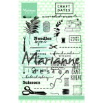 EC0167 Marianne Design Clear Stamp Eline's craft dates 2