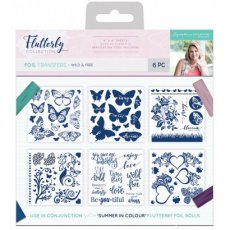 S-F-FOILTR-WF Sara Signature Collection - Flutterby - Foil Transfers - Wild & Free