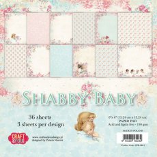 CPB-SB15 Small paper pad Shabby baby