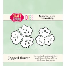 CW040 Jagged flower