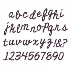 662709 Sizzix Bigz XL Alphabet Die - Cutout Script