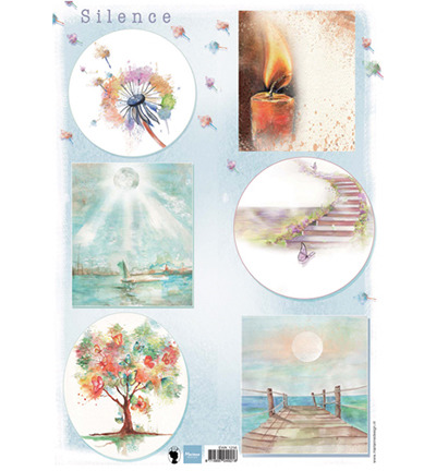 EWK1256 Arkusz A4 - Marianne Design - Silence 1
