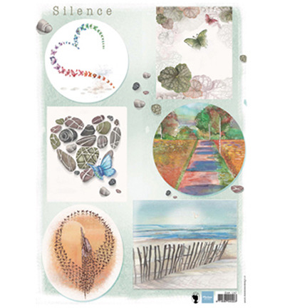 EWK1257 Arkusz A4 - Marianne Design - Silence 2