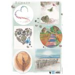 EWK1257 Arkusz A4 - Marianne Design - Silence 2