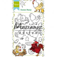 HT1631 Clear stamps Marianne Design - Hetty's chcken animals