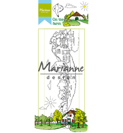 HT1632 Clear stamps Marianne Design -Hetty's on the farm