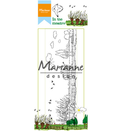 HT1633 Clear stamps Marianne Design - Hetty's in the meadow