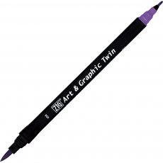 TUT-80-006 Pisak pędzelkowy Kuretake Zig- Art&Graphic -VIOLET