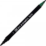 TUT-80-038 Pisak pędzelkowy Kuretake Zig- Art&Graphic -MARINE GREEN