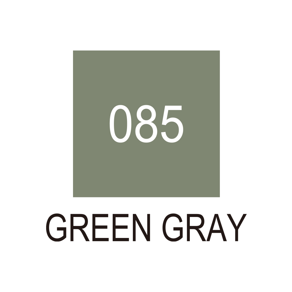 TUT-80-085 Pisak pędzelkowy Kuretake Zig- Art&Graphic -GREEN GRAY