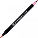 TUT-80-202 Pisak pędzelkowy Kuretake Zig- Art&Graphic - PEACH PINK