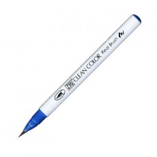 RB-6000AT-034 Pisak pędzelkowy Kuretake Zig-Clean Color Real Brush -DULL BLUE