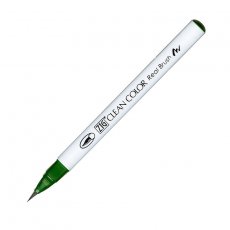 RB-6000AT-040 Pisak pędzelkowy Kuretake Zig-Clean Color Real Brush -GREEN