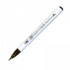 RB-6000AT-068 Pisak pędzelkowy Kuretake Zig-Clean Color Real Brush -DEEP BROWN