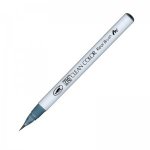 RB-6000AT-092 Pisak pędzelkowy Kuretake Zig-Clean Color Real Brush -BLUE GRAY