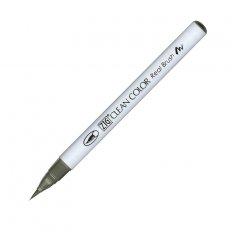 RB-6000AT-094 Pisak pędzelkowy Kuretake Zig-Clean Color Real Brush -GRAY BROWN