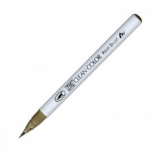 RB-6000AT-096 Pisak pędzelkowy Kuretake Zig-Clean Color Real Brush -MID GRAY