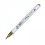 RB-6000AT-096 Pisak pędzelkowy Kuretake Zig-Clean Color Real Brush -MID GRAY