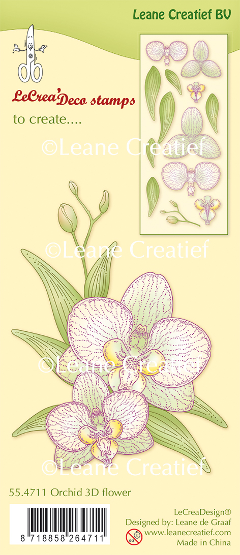55.4711 Orchid 3D flower