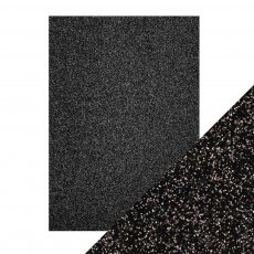 9943E Papier brokatowy jednostronny A4 -Black Sapphire