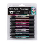 PROM12-002 Zestaw promarkerów - Winsor&Newton - Manga Chibi- 12szt+blender