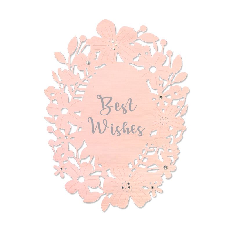 662856 Wykrojnik Sizzix Thinlits- Blossom Frame-kwiatowa ramka