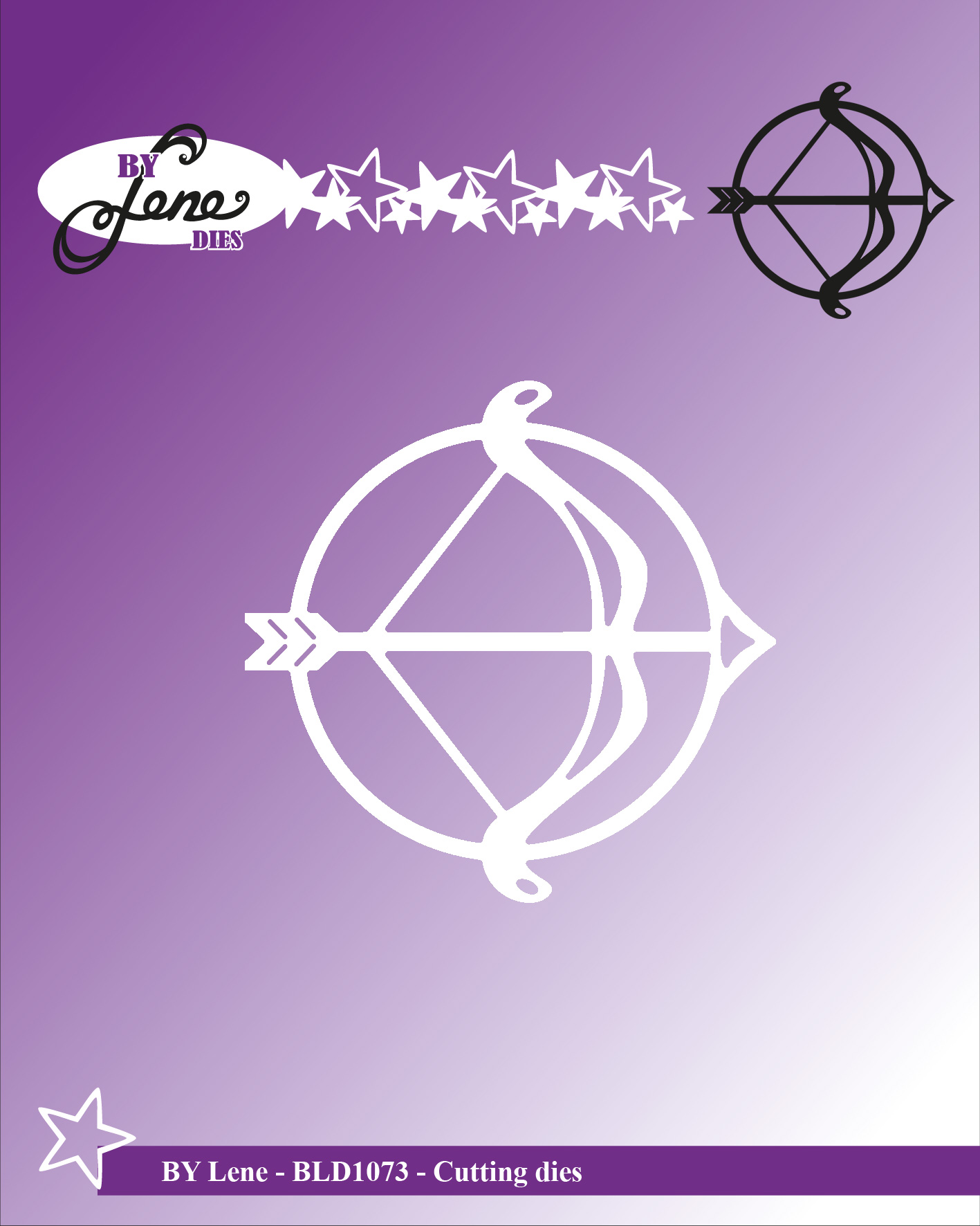 BLD1073 Wykrojnik znak zodiaku strzelec
