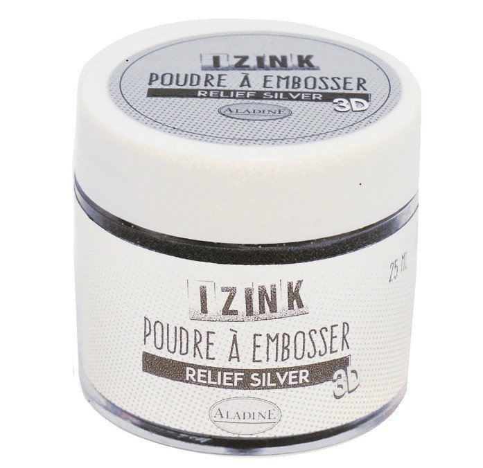 10192 Puder do embossingu Izink 3D - Relief Silver