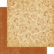 4500431 Graphic 45 - Olde Curiosity Shoppe Collection - 12 x 12 Double Sided Paper - Race for Time