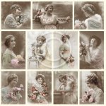PD3104 Bouquet - From Grandma's Attic - tinted