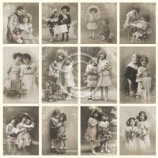 PD3108 Friendship - From Grandma's Attic - tinted