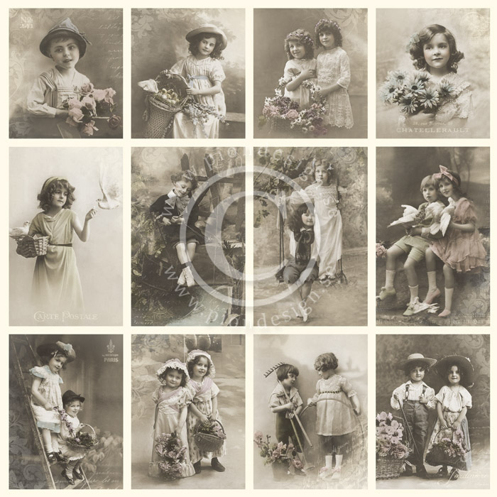 PD3109 Springtime - From Grandma's Attic - tinted