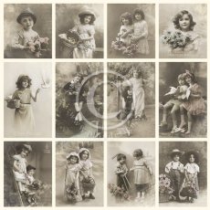PD3109 Springtime - From Grandma's Attic - tinted