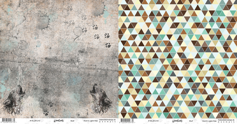 WL281210 Double-sided 12"x12" Riddersholm Design- Woodlands