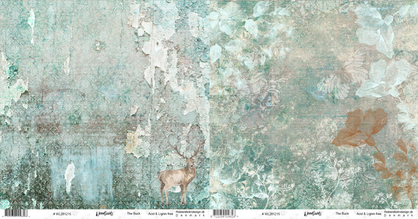 WL281215 Double-sided 12"x12" Riddersholm Design- Woodlands