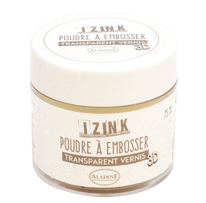 10101 Puder do embossingu Izink 3D - Transparent Vernis-przeźroczysty