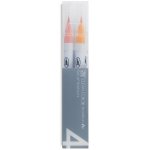 RB-6000AT-4VA Komplet pisaków Clean Color REAL BRUSH 4szt.- PALE    