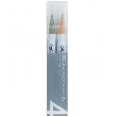 RB-6000AT-4VD Komplet pisaków Clean Color REAL BRUSH 4szt. - DEEP