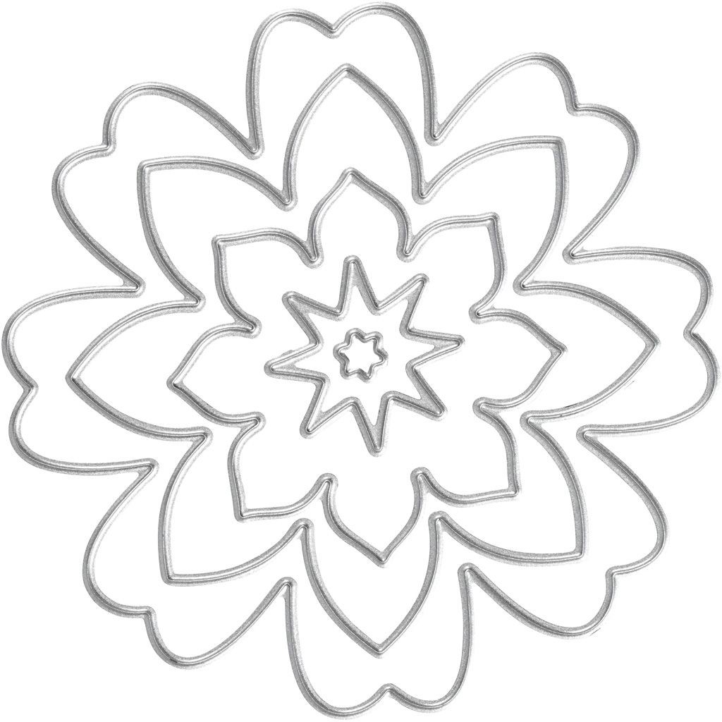 11781 Wykrojniki flower - kwiaty 5sztuk