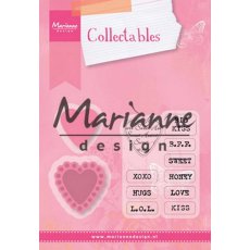 COL1307 Wykrojniki typu Collectable Candy Hearts + stemple